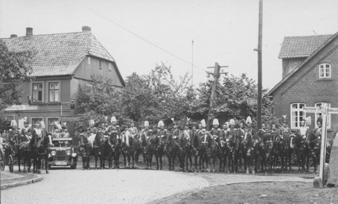 Offiziere 1926 am Dicken Stein